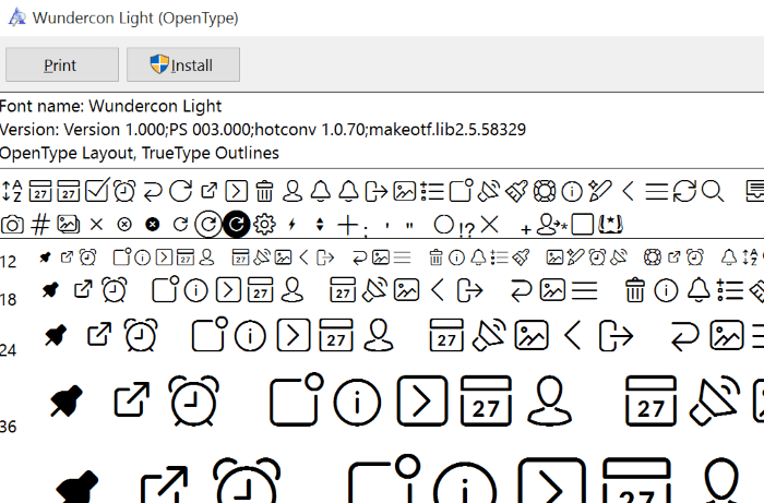 font viewer