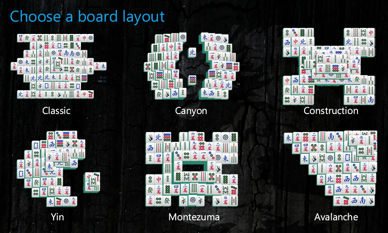 Mahjong Solitaire, Board Game